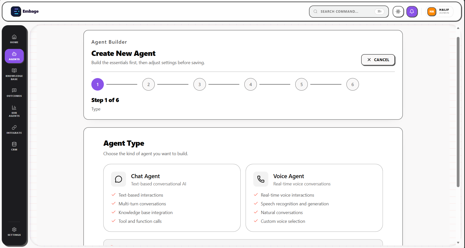 Create Your Agent