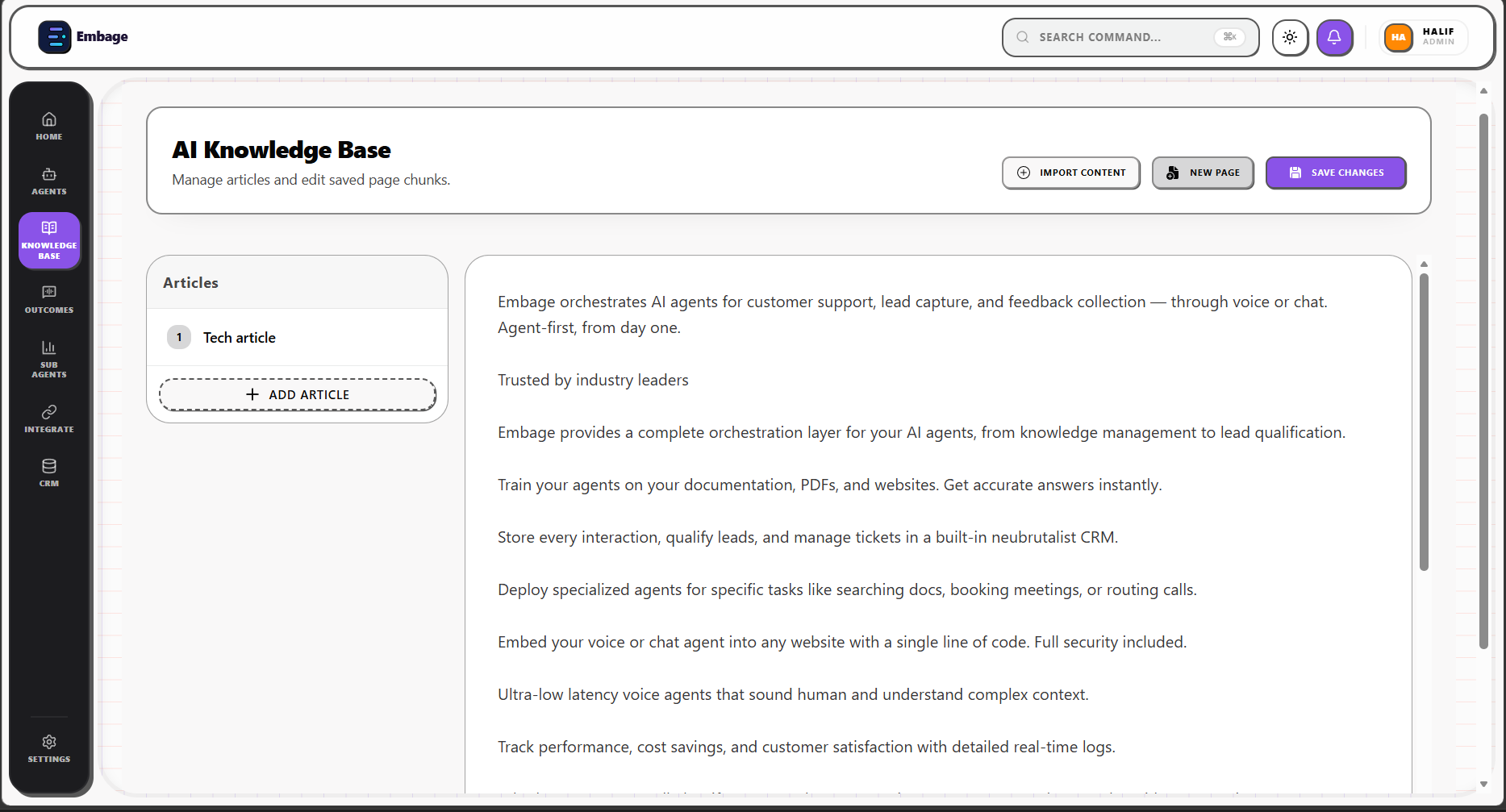 Build Knowledge Base