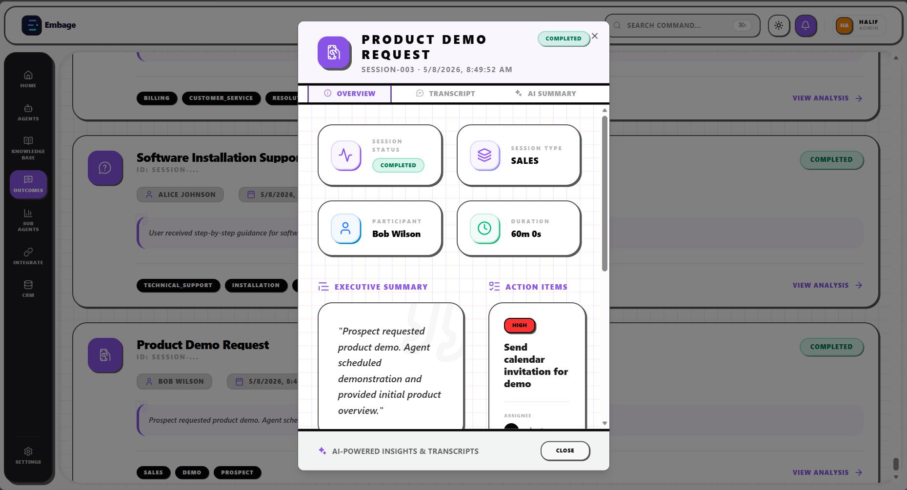 Embed & Go Live
